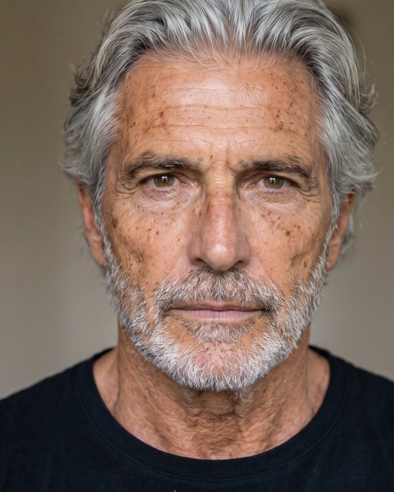 Close portrait of Vincent, the series character